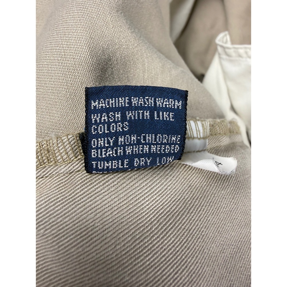 Polo Ralph Lauren Philip Pant Mens 37x34 Khaki Tan Cotton Twill Chino Trousers - Picture 12 of 13